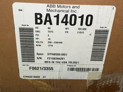 Used BALDOR 37F685S518G1 Motors (misc) Ohio US | HGR 24 #1764628