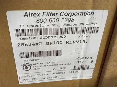 New | in-Stock AIREX FILTER CORPORATION 2003322 Miscellaneous MRO Ohio US | HGR 24 #1175358