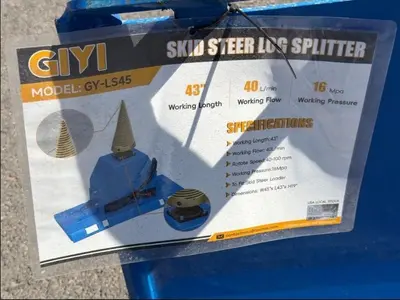 New | in-Stock SKID STEER ATTACHMENTS _UNKNOWN_ Skid Steer Log Splitters Utah US | CSS Equipment Sales #1347424