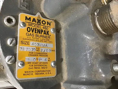 Maxon 400 Ovenpak Gas Burner 407MMA