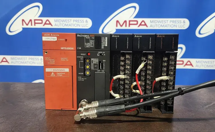 Used MITSUBISHI A1SJ72QBR15 Programmable Logic Controllers Michigan US | Midwest Press and Automation #914107