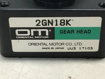 USED ORIENTAL MOTOR 2GN18K