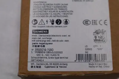 NEW Siemens Industrial Controls 3RB3016-1SB0 Module 3RB30161SB0 STOCK 5430
