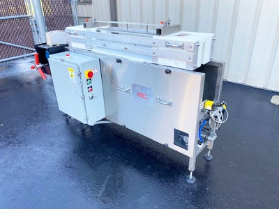 Carleton Helical Ionized Air Rinser with Pressure Belt Infeed
