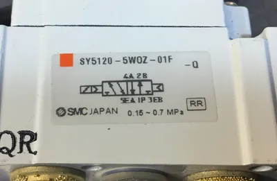 SMC SY5120-5W0Z-01F Solenoid Valve 5 Port W/10 Ft Cable 5D
