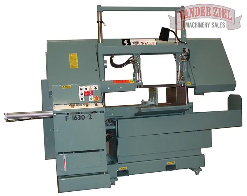 New | in-Stock W.F. WELLS F-1630-2 Horizontal Band Saws Michigan US | Vander Ziel Machinery Sales #480328