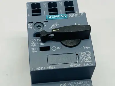 3RV2011-1JA20 | Siemens  SIRIUS Motor Protector Circuit Breaker 7-10A 600V - New Other