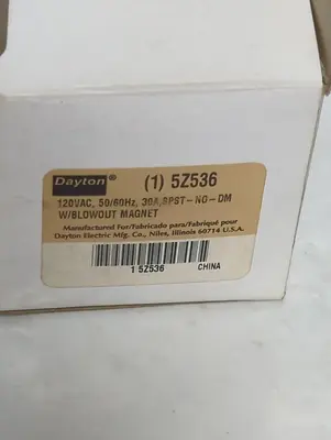 New | in-Stock DAYTON 5Z536 Miscellaneous Equipment (Electrical & Power) Ohio US | Surplus Asset Holdings #1545930