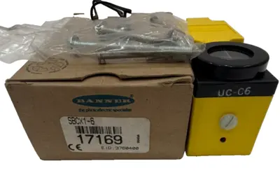 NEW BANNER ENGINEERING SBCX1-6 MULTI-BEAM SCANNER BLOCK SBCX16