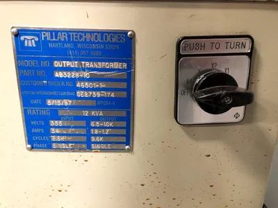 12 KVA Output Transformer Single Phase 355 Volts Step Up 6.5-10KV 9.6 Kilo Hertz