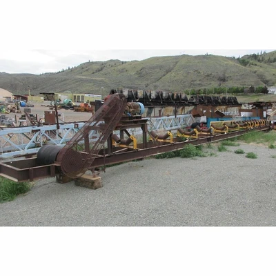 24in Wide x 46.5ft Long Channel Conveyor