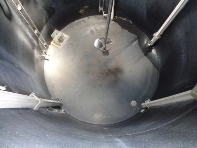 10,000L Black Polypropylene Vertical Mixing Tank