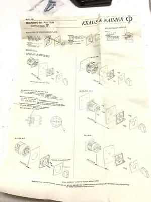 Kraus & Naimer A11 US0718-600 KD1 Selector Rotary Switch