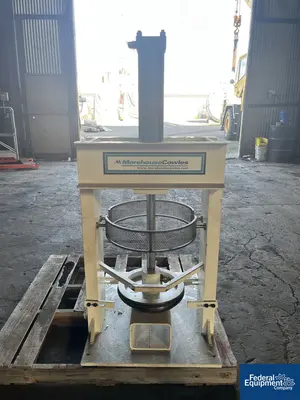 USED Cowles 5 Gal Morehouse Cowles Triple Shaft Vacuum Mixer, Model VIscomax 3V-5-5-3X