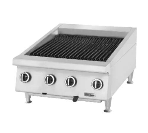 Garland UTBG48-NR48 48" Countertop Charbroiler w/ Cast Iron Grates - Manual Controls, Natural Gas