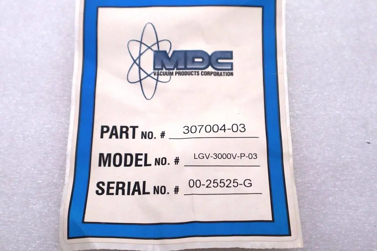 MDC LGV-3000V-P-03 PNEUMATIC GATE VALVE NEW STOCK #2744