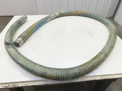 Willcox Flexible Chemical Transfer Hose 316 Stainless 2" NPT x 11' 6"L