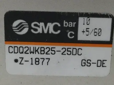 USED SMC CDQ2WKB25-25DC