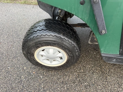(1) 2015 E-Z-Go golf cart with a Kawasaki gas engine, includes canopy, ball cover, club cover, fold-...