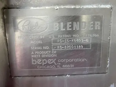 USED RIETZ RS-15-K5603-6
