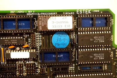 USED ESTEK 297-14240-1 PROCESSOR BOARD REV.A 297142401