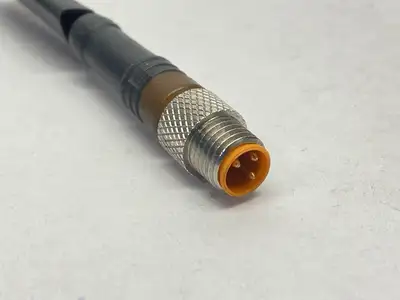 USED LUMBERG DOUBLE ENDED CORDSET M8 3-PIN MALE TO FEMALE 3M