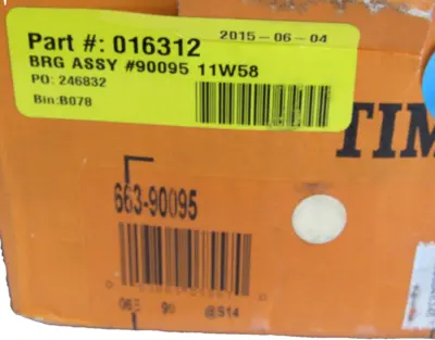 NEW TIMKEN 663-90095 BEARING ASSEMBLY 016312 66390095
