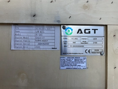 Used AGROTK YC-26G SAWMILL Sawmill Bandsaws Michigan US | Miedema Asset Management Group #1474525