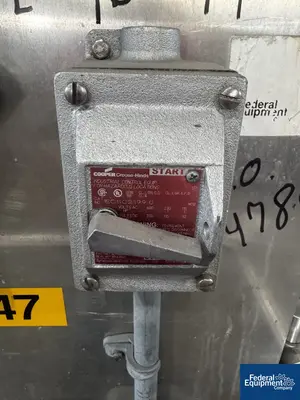 N/A 65 Liter Midway Machine Tech Agitated Receiver Tank, Hastelloy C276
