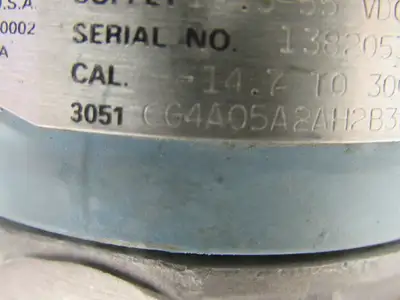 Rosemount 3051CG4A05A2AH2B3DF Pressure Transmitter Assembly 6" I.D.