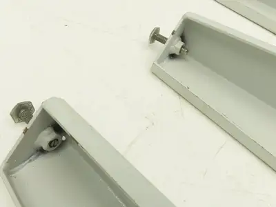 Omga Machine Base Table Legs 26-1/2" Long White Radial Arm Saw Set of 4