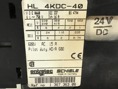 USED ENTRELEC HL4KDC-40