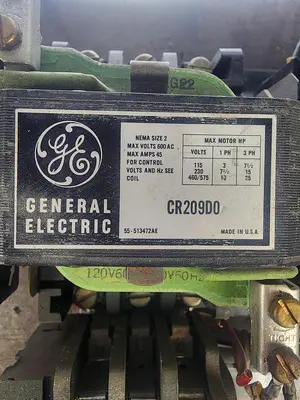 USED GENERAL ELECTRIC CR209D0