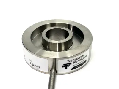THC-IK-V | Transducer Techniques  Through-Hole Donut Load Cell Force Sensor 0-1K LB - Used