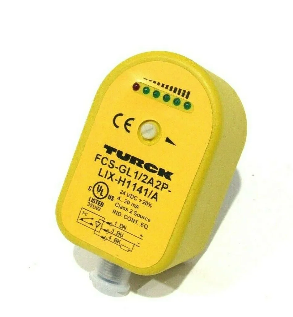 NEW TURCK FCS-GL1 / 2A2P-LIX-H1141 / A FLOW SENSOR FCSGL12A2PLIXH1141A