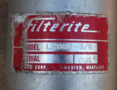 USED FILTERITE CORP LM08B-3/8