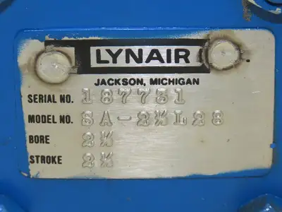 New | in-Stock LYNAIR _UNKNOWN_ Hydraulic Cylinders | Arrow Industrial #632964