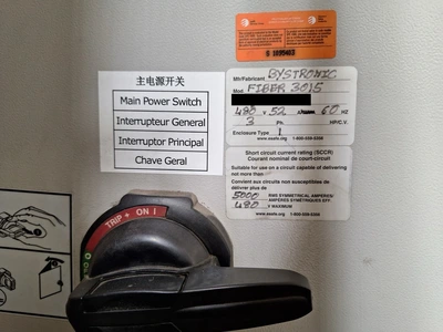 USED 2018 BYSTRONIC BYSMART FIBER 3015