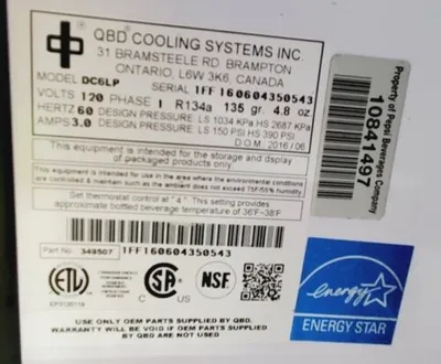 Quality by Design Cooler DC6LP-HC Tested & Working