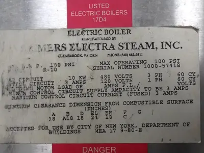 USED ELECTRA STEAM M17363