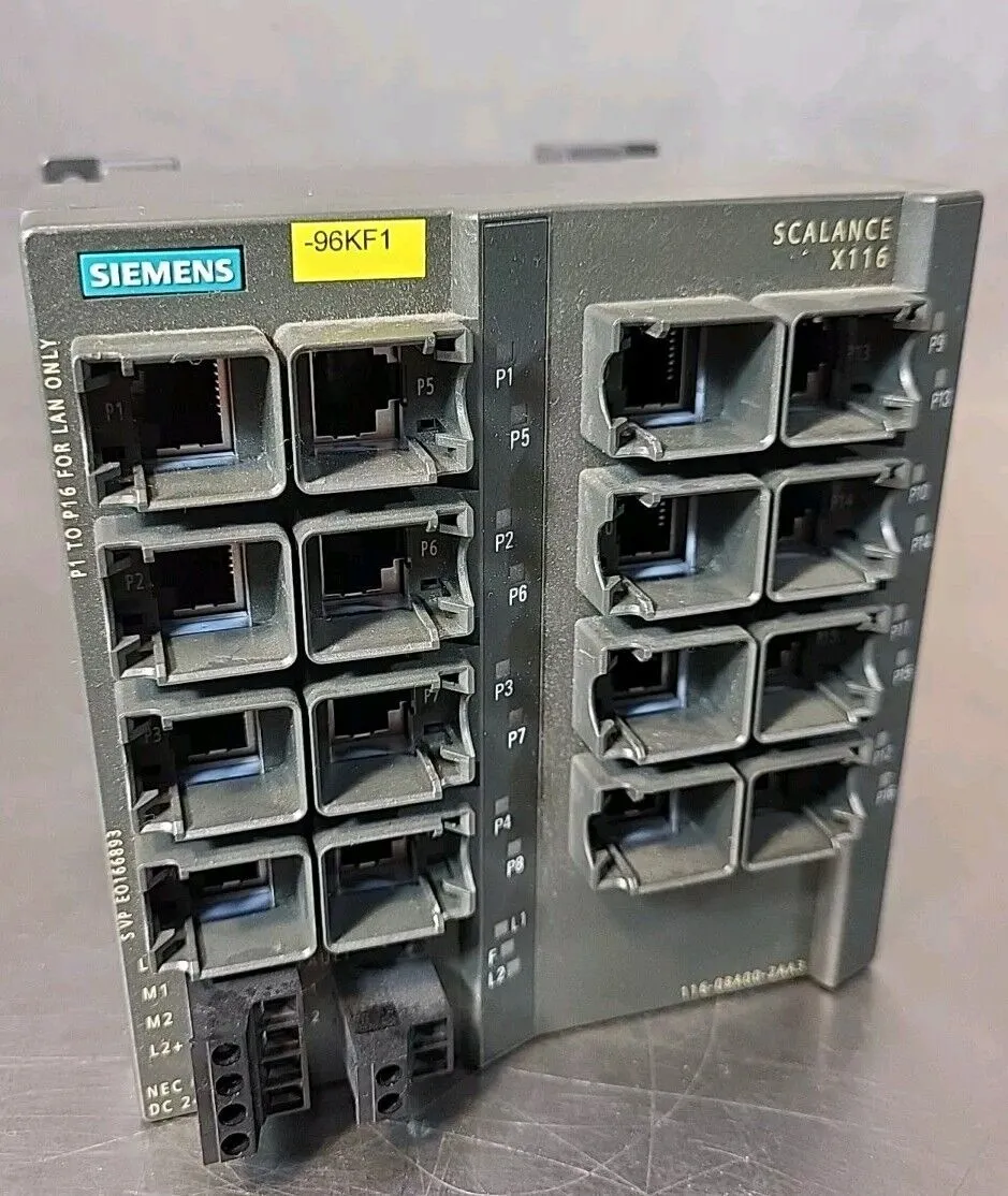 Siemens 6GK5116-0BA00-2AA3 Unmanaged Switch 16-port Loc3E41