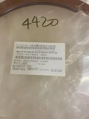 lam research 713-011803-002 ring, electrode clamp
