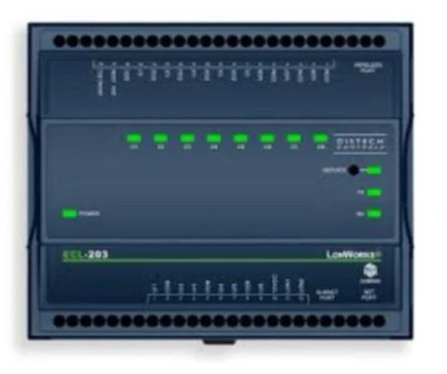 Distech CDIL-203X-00 ECL-203 LonMark Programmable Controller, 6UI 5DO Triac 3UO [Refurbished]