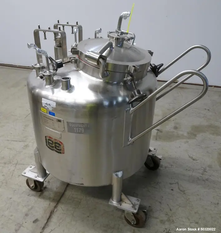 Used LEE IND 250LDBT Stainless Steel Tanks Illinois US | Aaron Equipment #86199