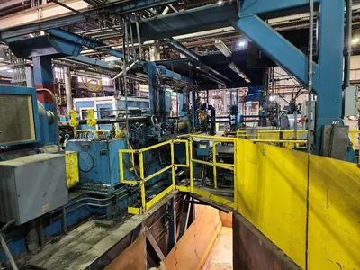 52” x .100” x 35,000 Lb. Stamco Double-Loop Slitting Line