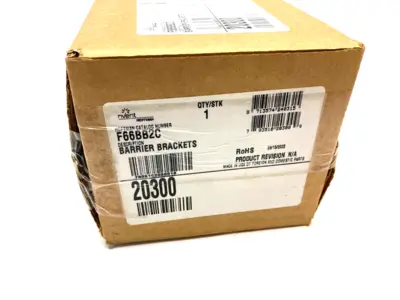 NEW HOFFMAN BARRIER BRACKETS 2-COMPARTMENT FITS 6" X 6"