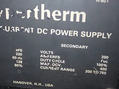USED HYPERTHERM H601