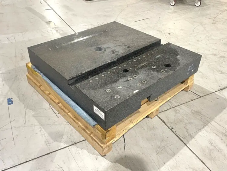 Used MYCRONA CMM GRANITE BASE Coordinate Measuring Machine Parts | Maverick Industrial Sales #1121411