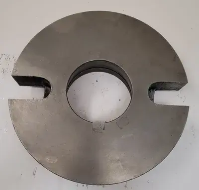 12" FACE PLATE W/ L-2 MOUNT (OVERALL DIAMETER: 12", CENTER HOLE OD: 7.75", CENTER HOLE ID: 5.25")