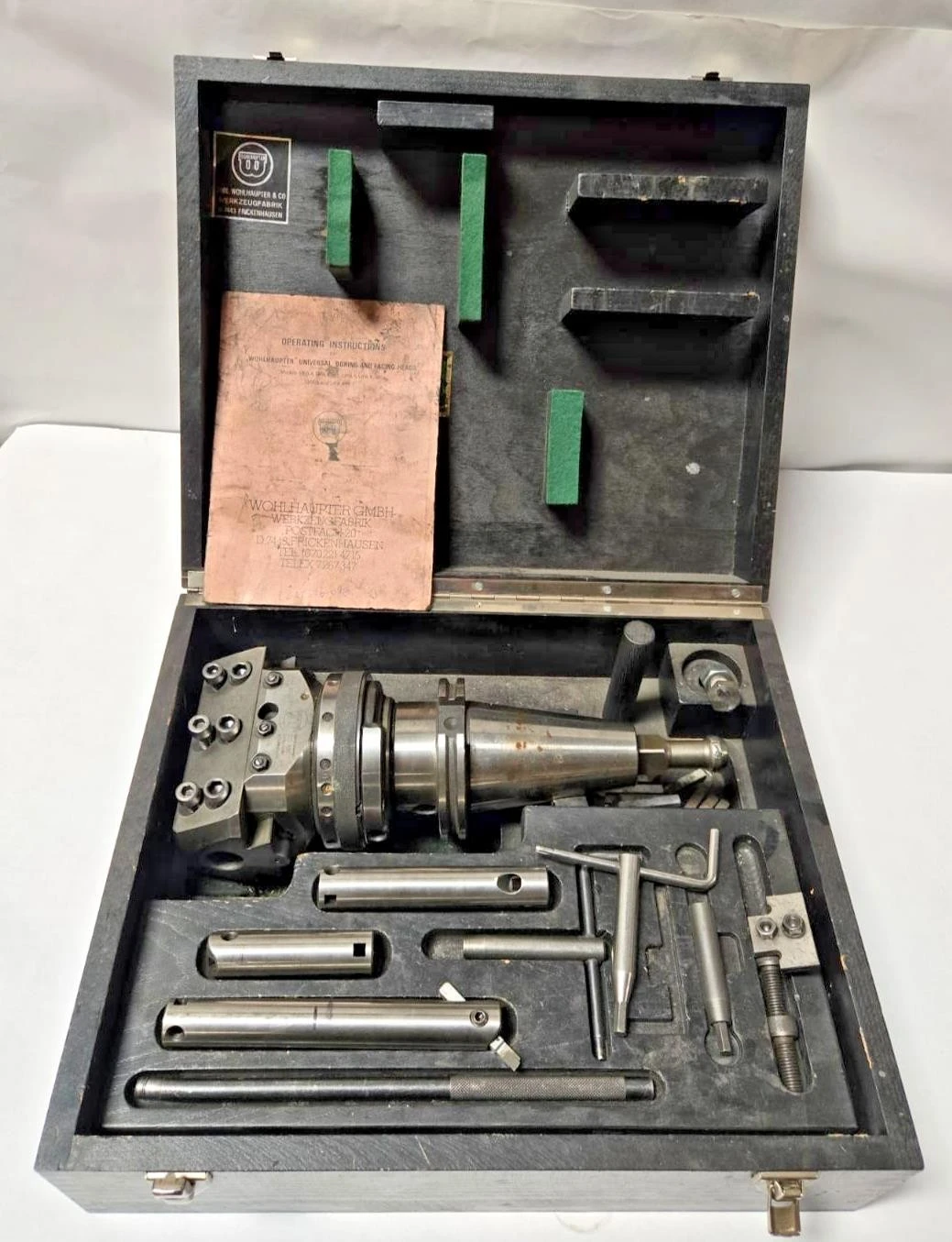 Wohlhaupter Wahlhaupter Boring & Facing Head UPA-4 & Accessories UPA4 In a box